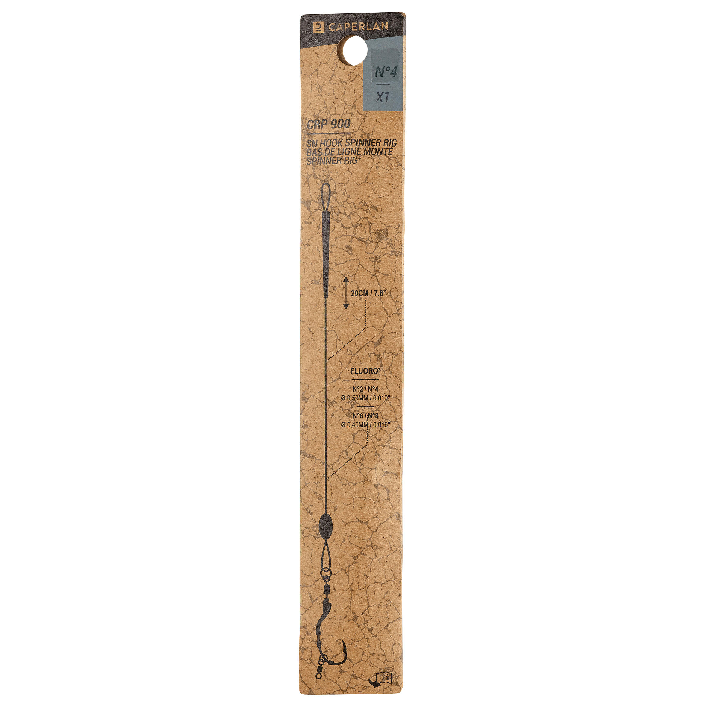 Przypon karpiowy Caperlan SN Hook 900 Spinner rig