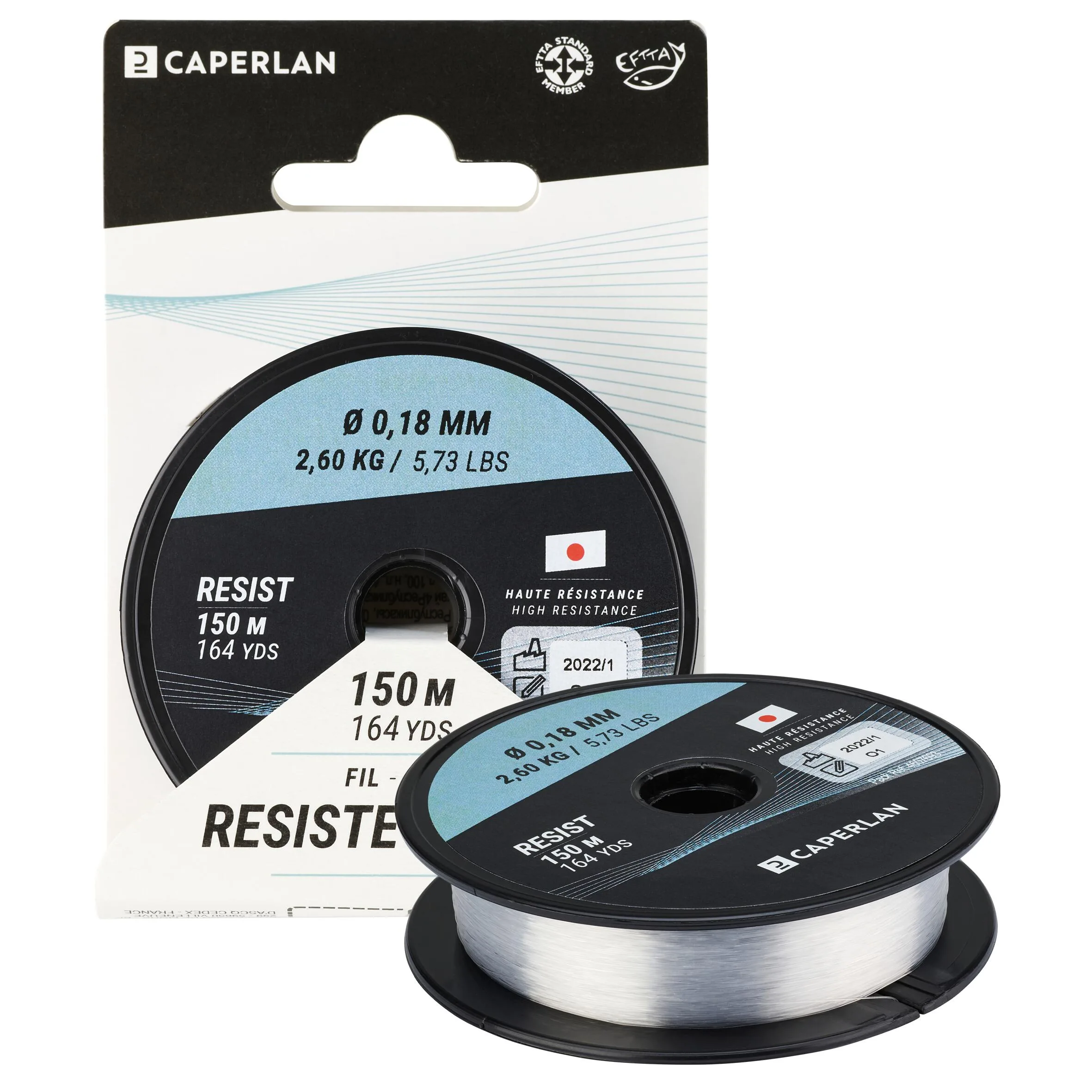 Żyłka wędkarska Caperlan Line Resist Cristal 150 m