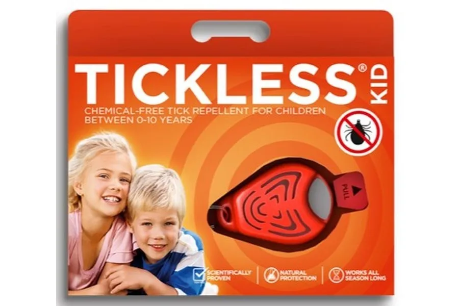 TICKLESS - ultradźwiękowa ochrona na kleszcze, dla dzieci - KID Orange, pomarańczowy