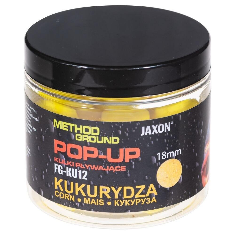 2409202466f28dd30d537.jpeg Kulki Pop-Up Jaxon Method Ground Kukurydza 18mm 50g - obrazek 1