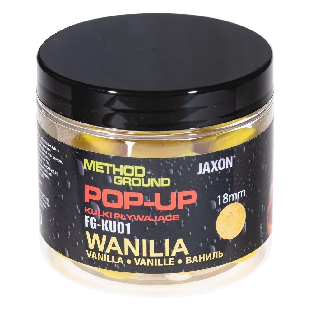 2409202466f2d376d1356.jpeg Kulki Pop-Up Jaxon Method Ground Wanilia 18mm 50g - obrazek 1