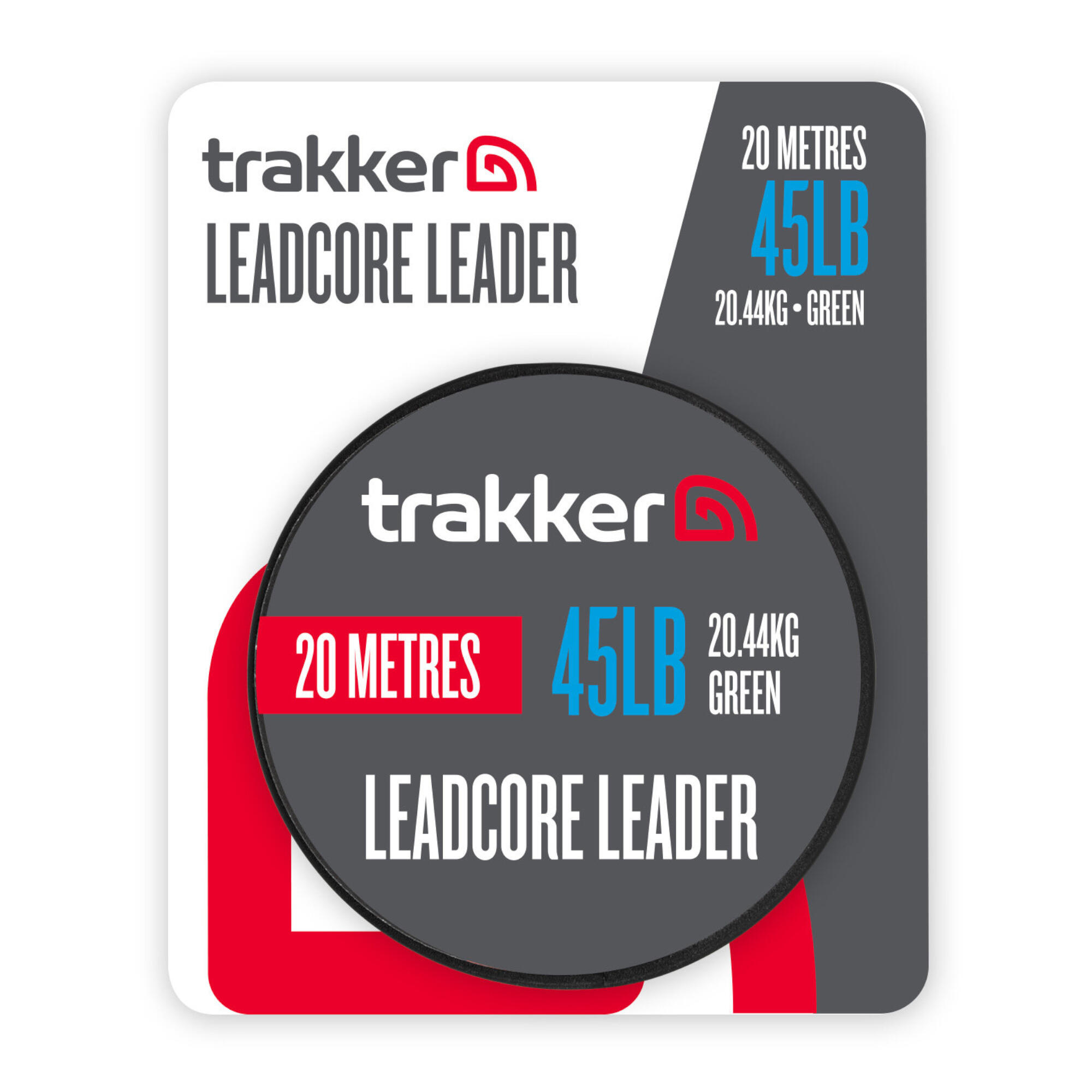 Leadcore Szybkotonący Elastyczny Wytrzymały Trakker Leadcore Leader - 45Lb