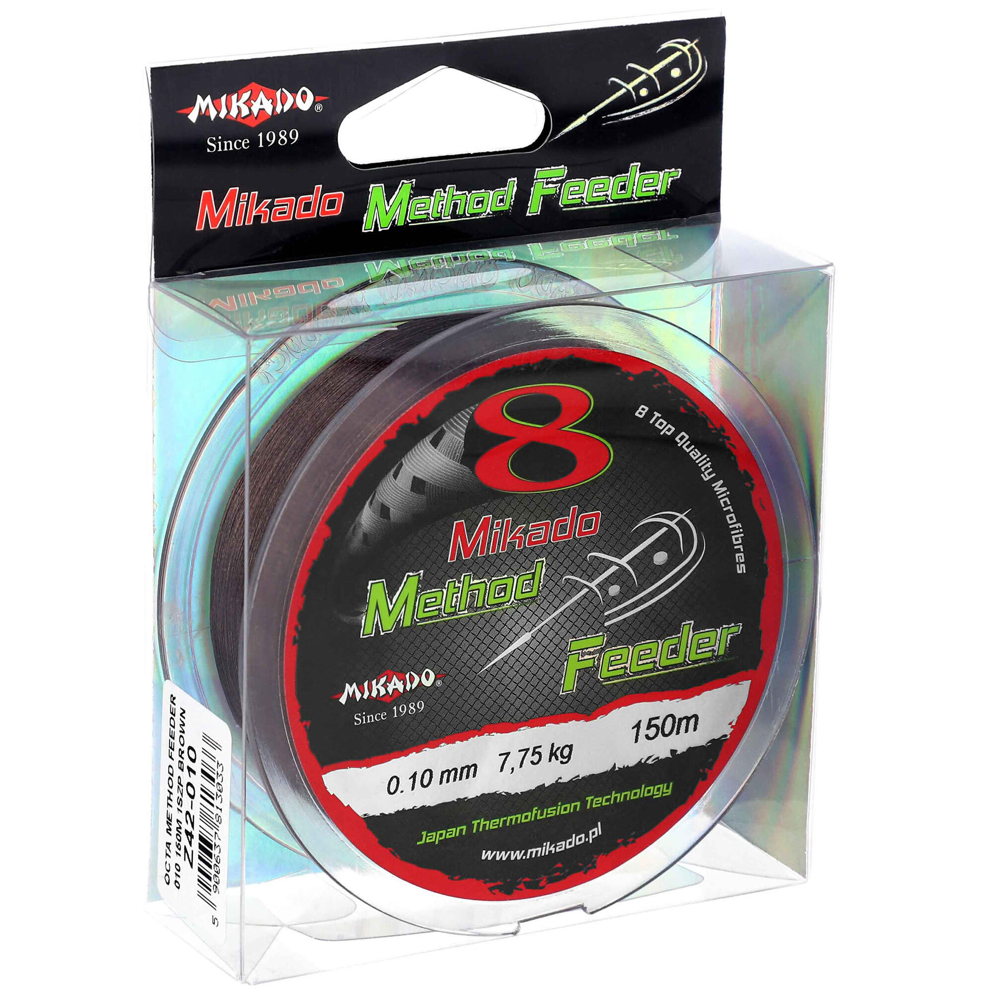 Plecionka Method Feeder Mikado Octa Brązowa - 0.08 Mm 150 M