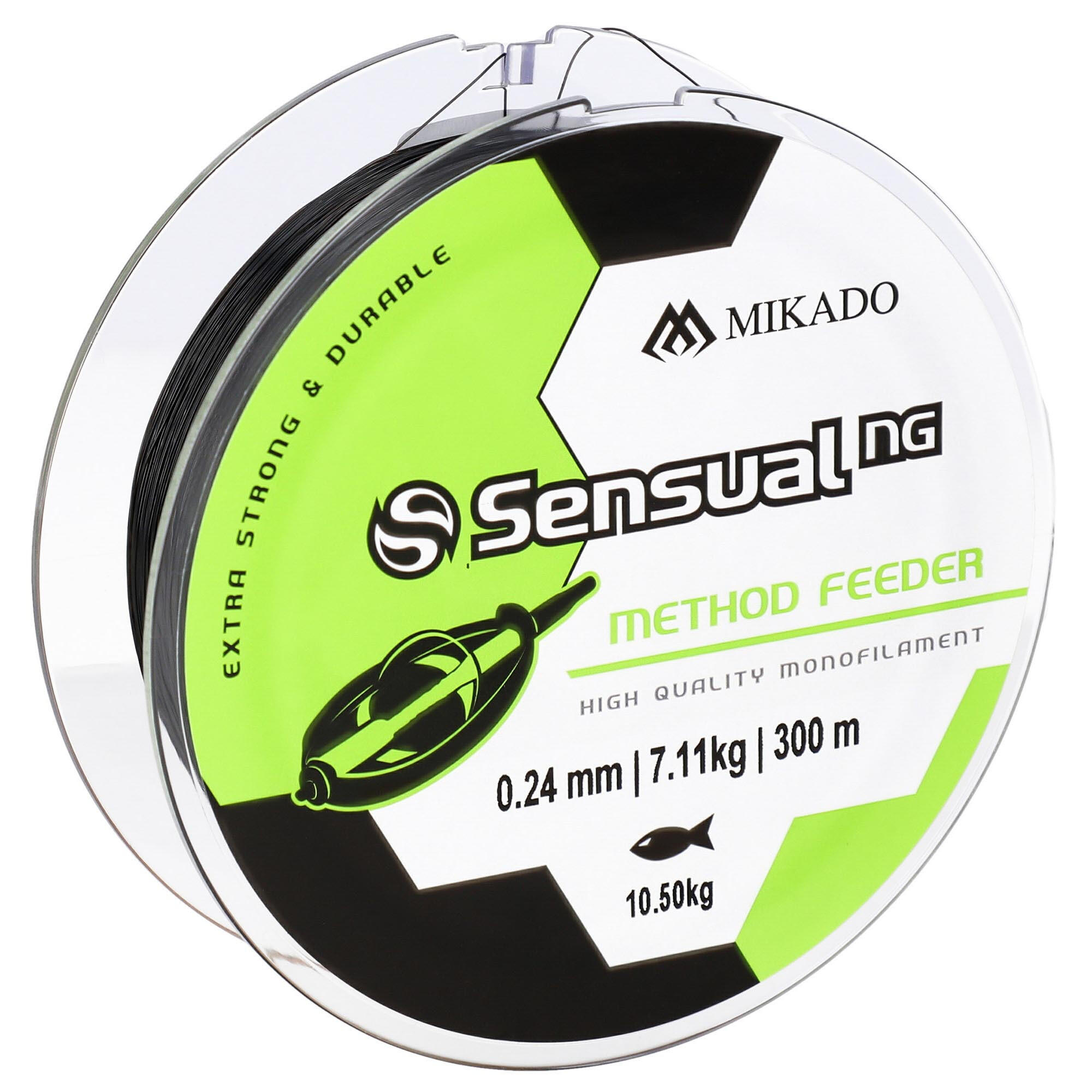 Żyłka Feeder Mikado Sensual Czarna 0.20 Mm 300 M