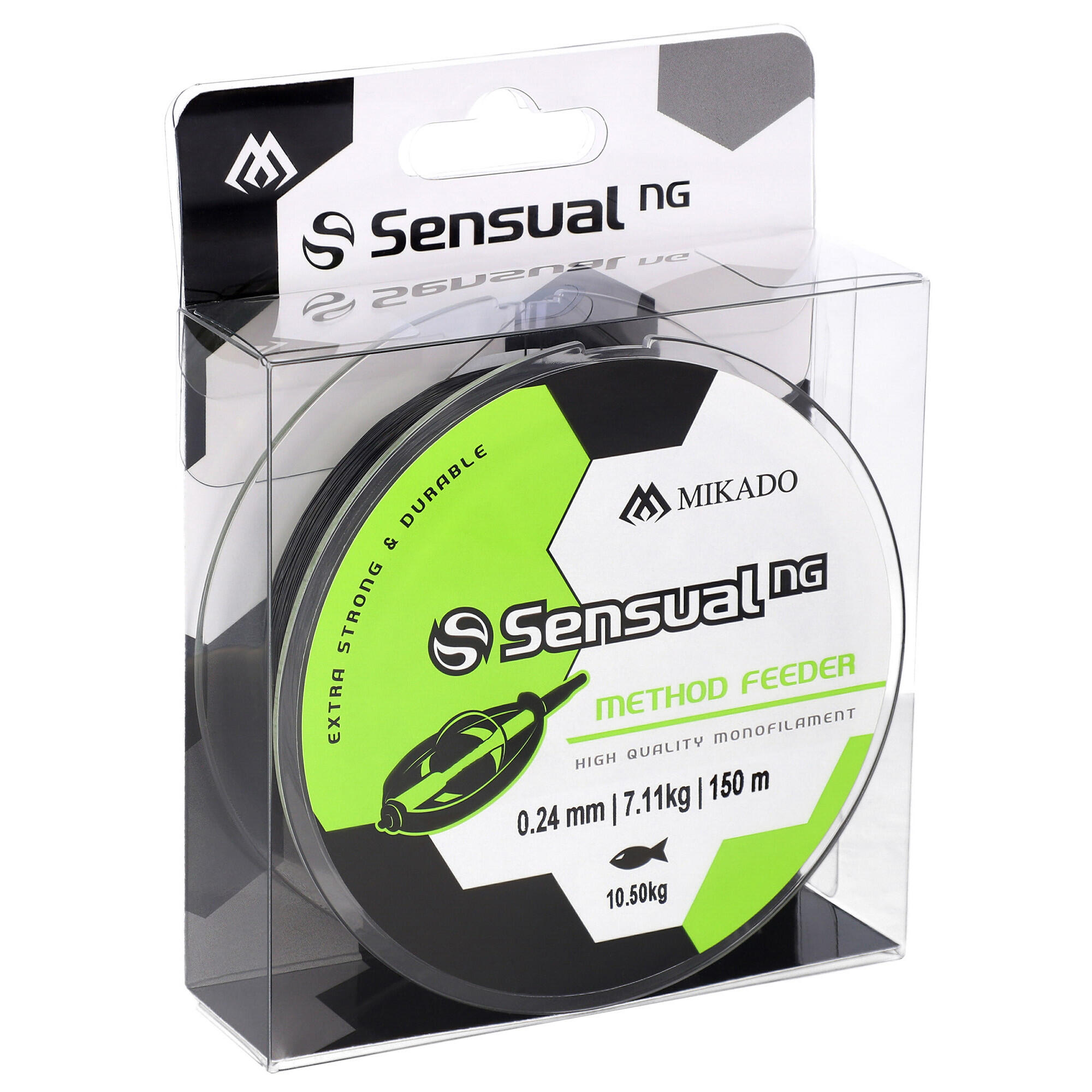 Żyłka Feeder Mikado Sensual Czarna 0.26 Mm 150 M