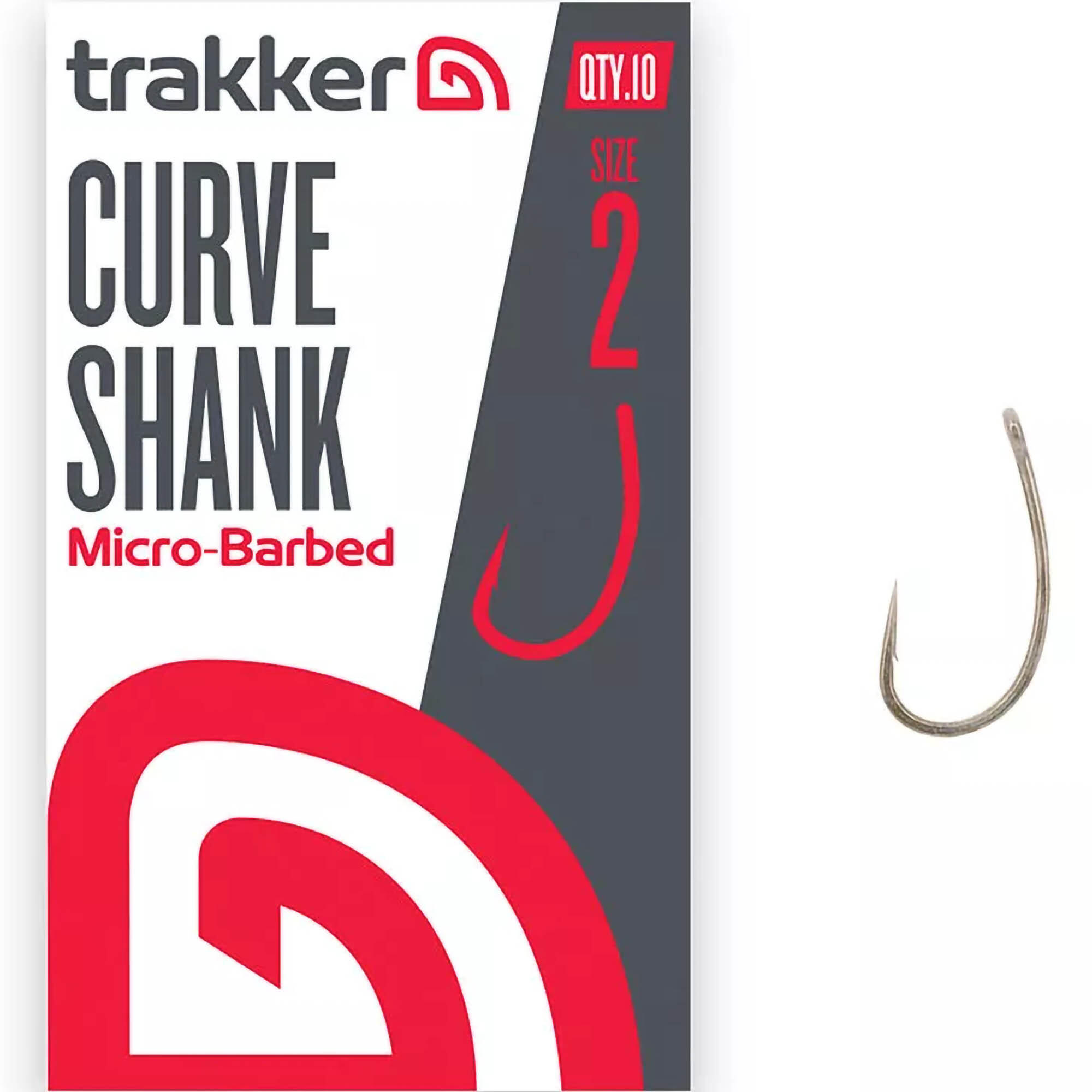 Haczyki Karpiowe Z Zadziorem Trakker Curve Shank Hooks Micro Barbed R. 2