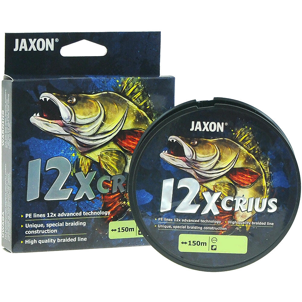 Plecionka Jaxon Crius 12X Flash 0,14mm 150m 15kg zielona