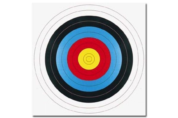 Tarcza łucznicza 60x60 cm papierowa - gruba 1 szt. Poe Lang (B10001B)