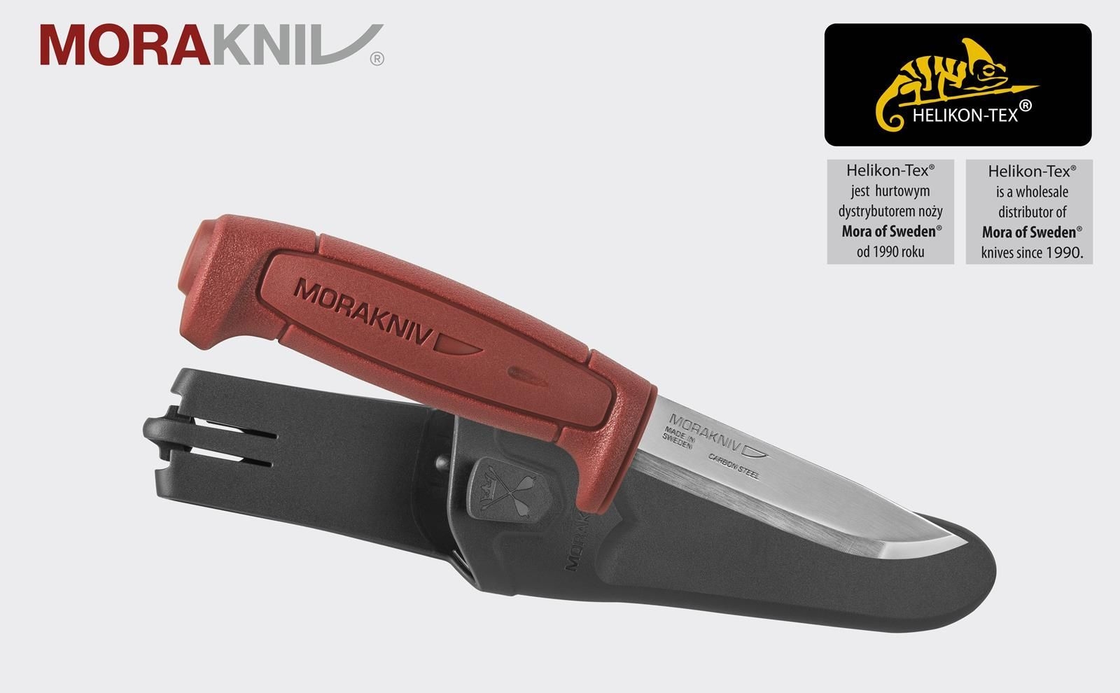 291120246749c88cd7c9d.jpeg Nóż Morakniv BASIC 511 Carbon Steel Czerwony - obrazek 1