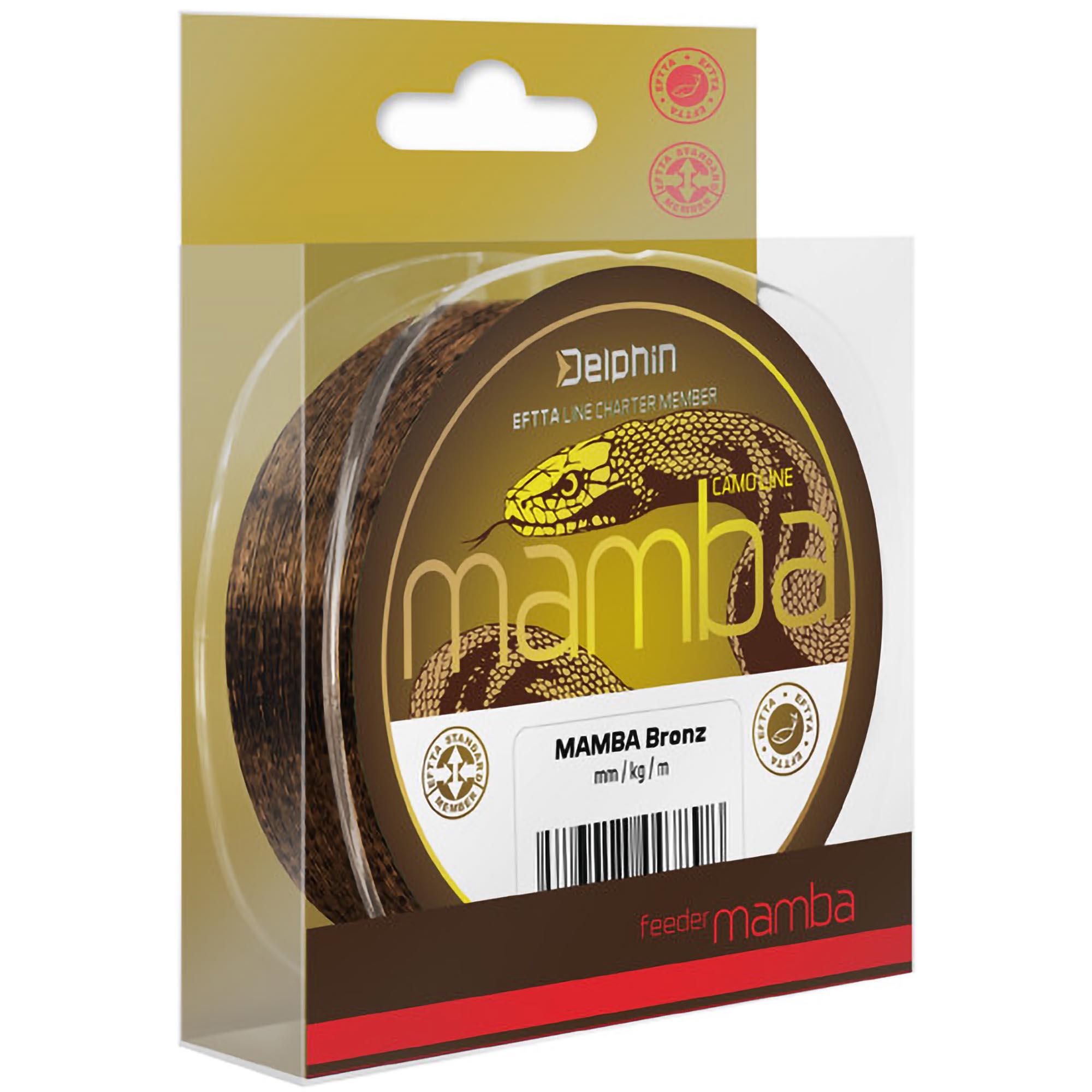 Żyłka Feeder Kamuflaż Delphin Mamba 0.20 Mm 200 M