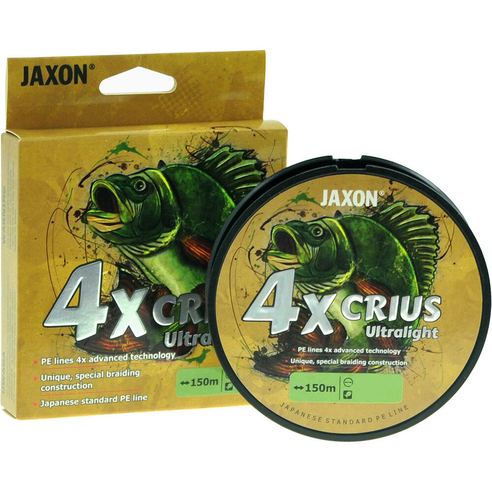 Plecionka Jaxon Crius 4X Ultralight 0,061mm 150m 4kg ciemnozielona