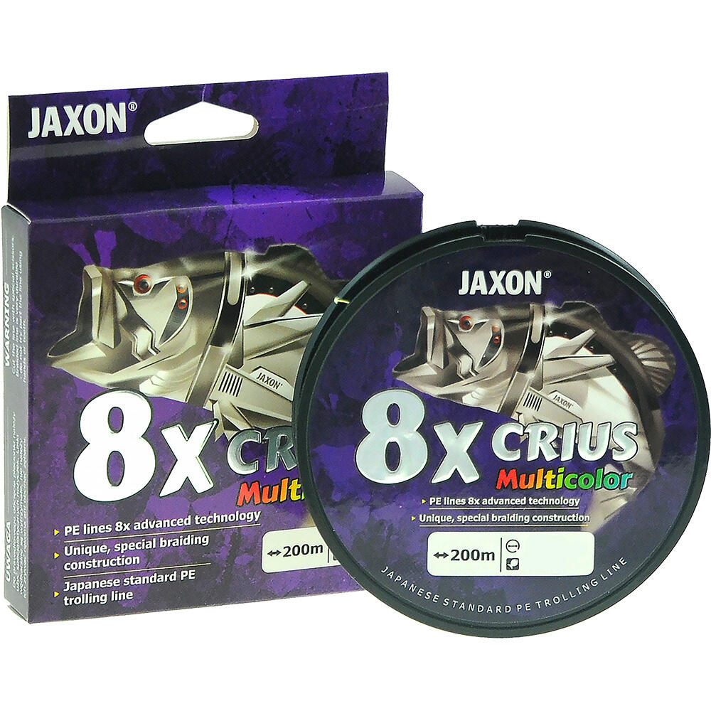Plecionka Jaxon Crius 8X 0,22mm 200m 25kg Multicolor