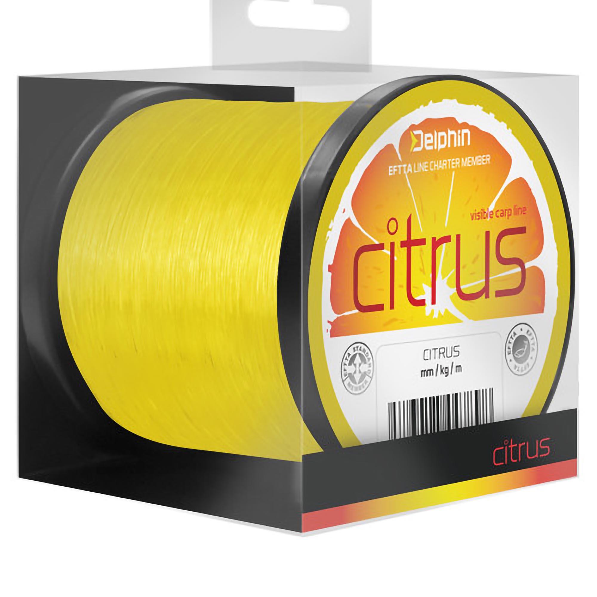 Żyłka Karpiowa Delphin Citrus 0,35 Mm 1100 M