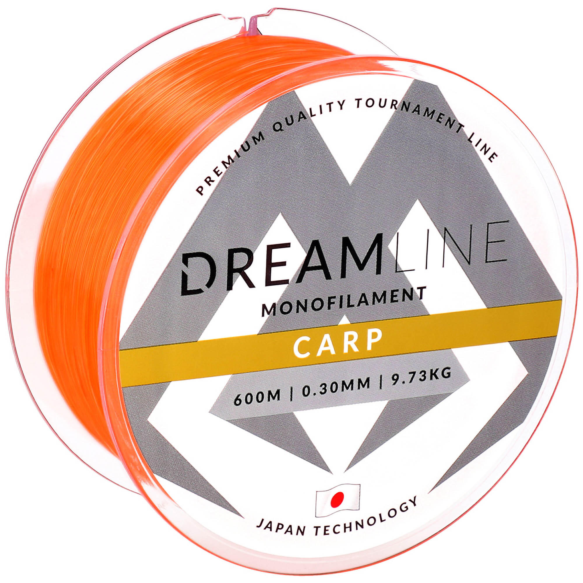 Żyłka Mikado Dreamline Carp 0.30Mm/9.73Kg/600M - Fluo Pomarańczowa