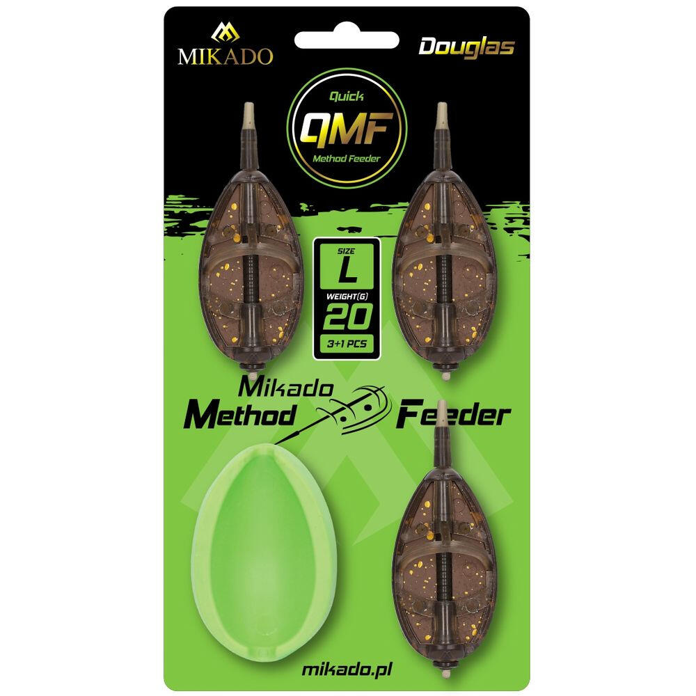 Koszyk Mikado Method Feeder Douglas QMF L 3x40g + foremka
