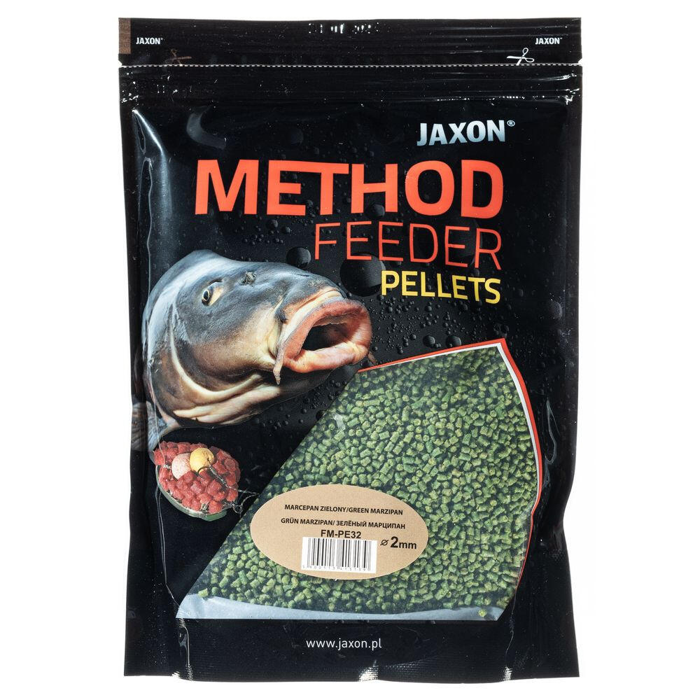 Pellet Jaxon Method Feeder Marcepan Zielony 2mm 500g