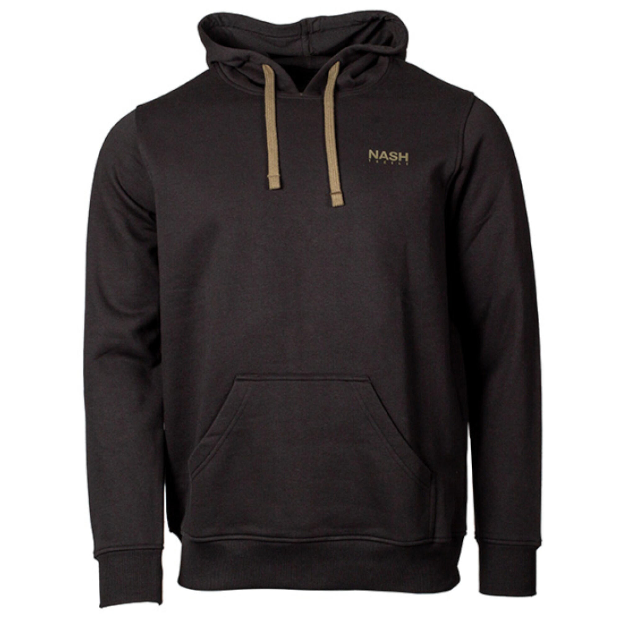 1002202567a9bbef2828c.jpeg Bluza Wędkarska Z Kapturem Nash Make It Happen Hoody Fish Logo Black - obrazek 1