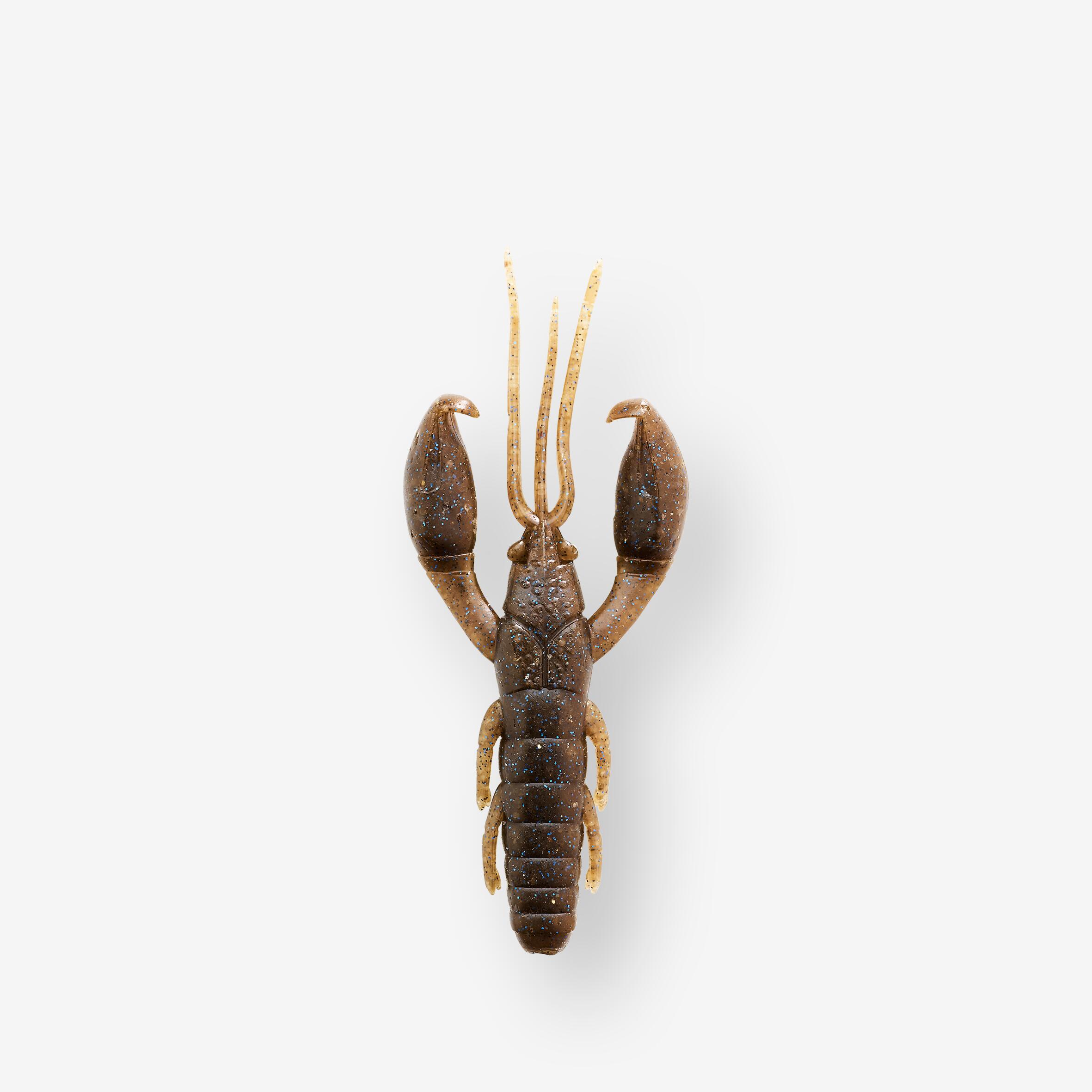 Przynęta miękka nasączona atraktorem Caperlan WXM Yubari CRW 75 pumpkin blue