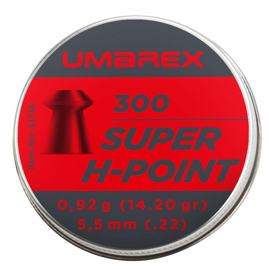 2402202567bc42f811cd0.jpeg Śrut 4,5 mm diabolo Umarex Super H-Point zagłębienie 4,5 mm 300 szt. z otworem (4.1714) - obrazek 1