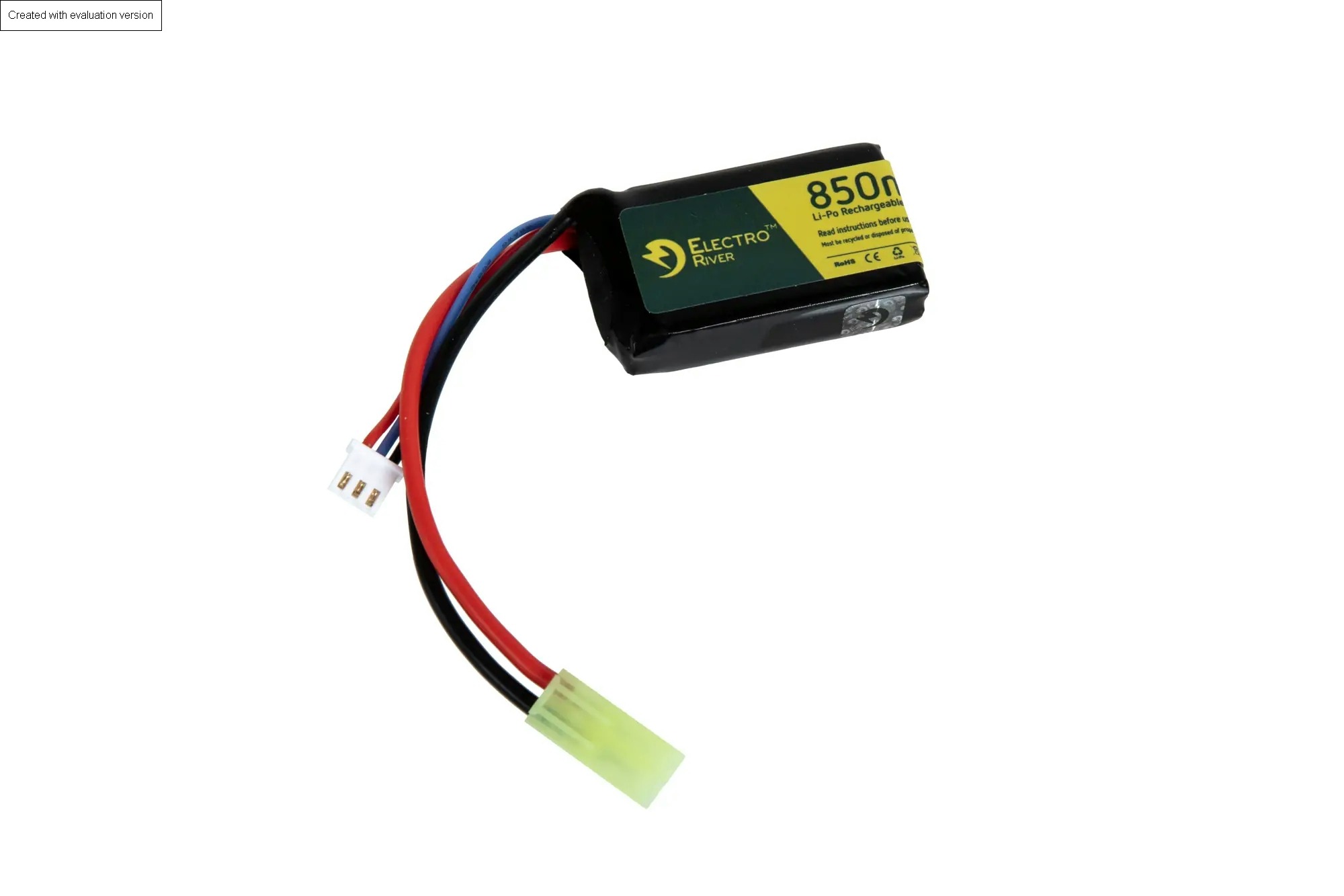 Akumulator Li-Po 850mAh 7.4V 20C (ELR-06-035555)