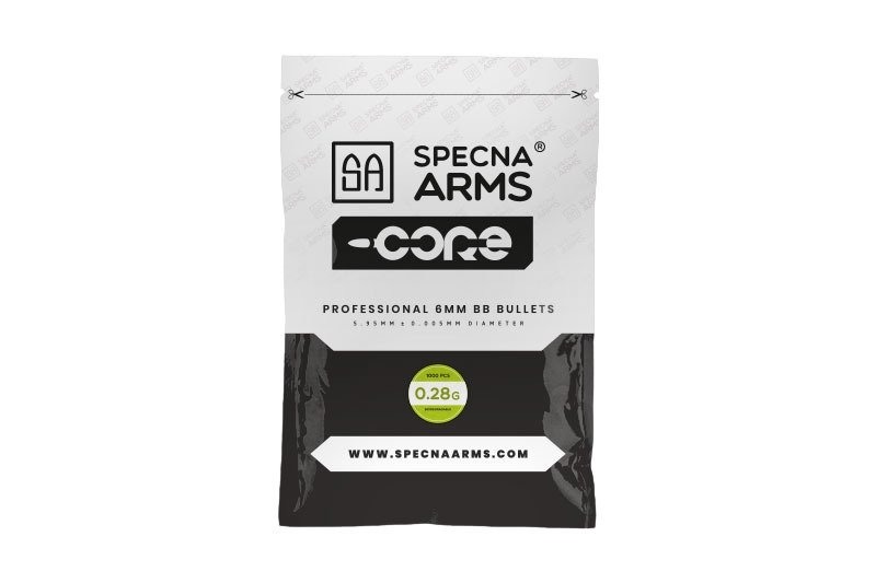 Kulki ASG 6 mm Specna Arms CORE BIO 0,28g - 1000 szt. (SPE-16-021022)