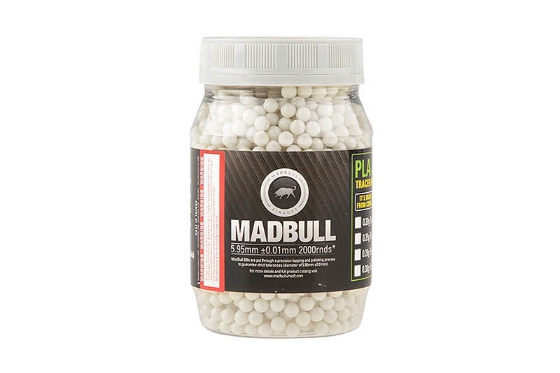 Kulki ASG MadBull Tracer 0,25g - butelka 2000 szt. (MDB-16-017638)