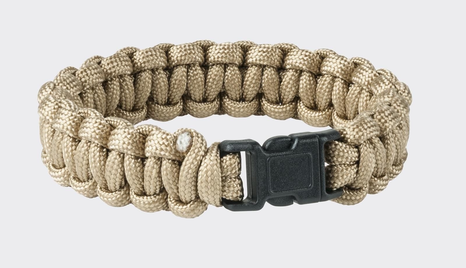 2702202567c02dcc78430.jpeg Bransoletka Helikon Survival Bracelet Paracord Coyote - obrazek 1