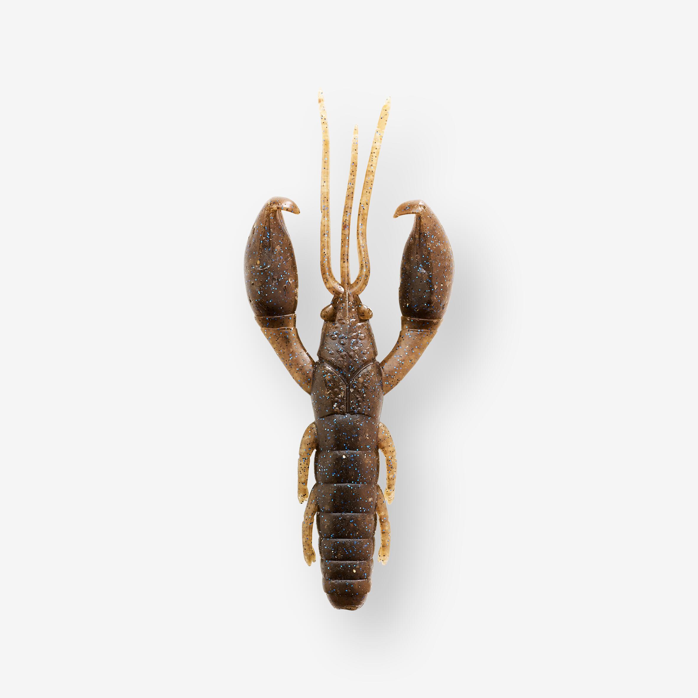 Przynęta miękka nasączona atraktorem Caperlan WXM Yubari CRAW 3,5" pumpkin blue