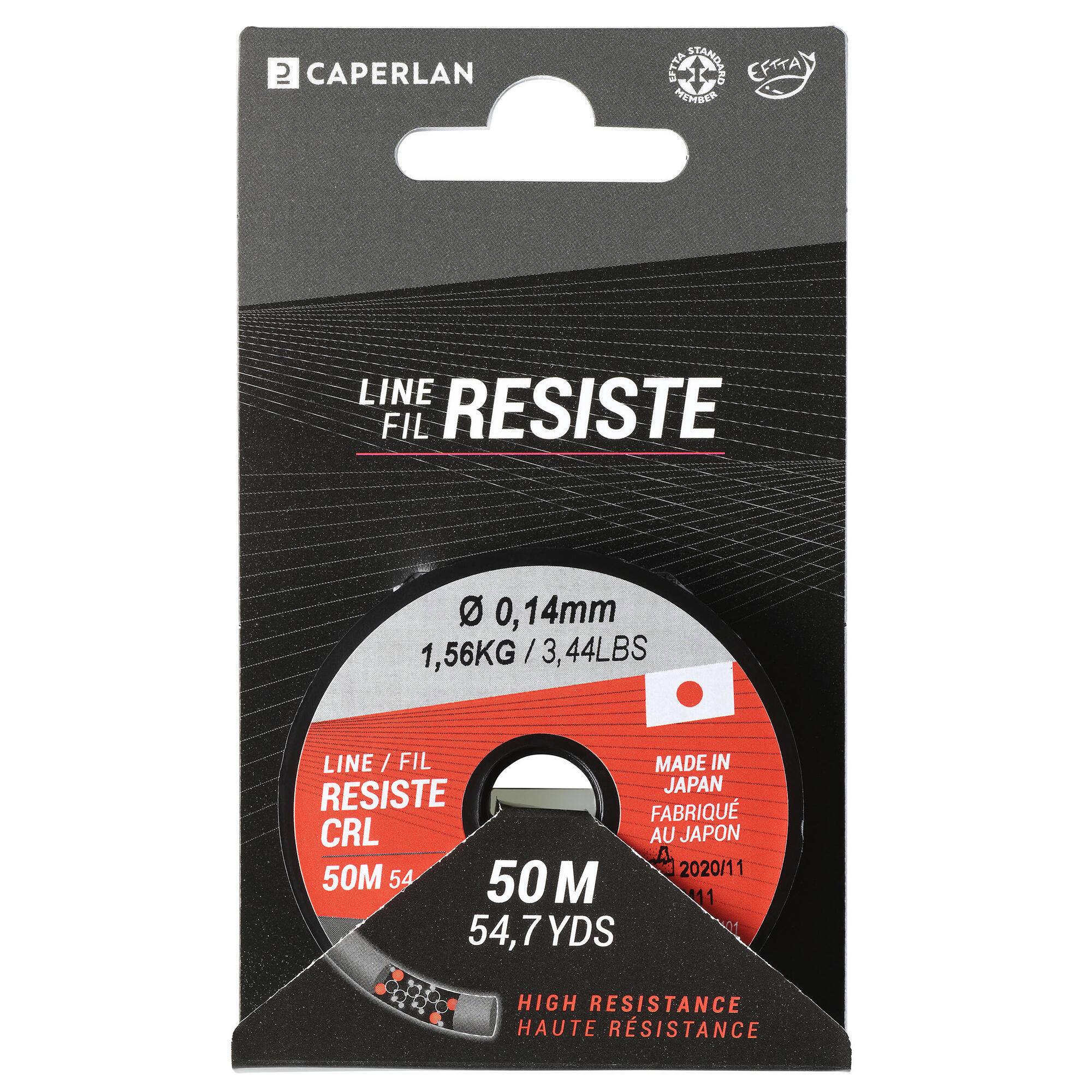 Żyłka LINE RESIST CRISTAL 50M 0,14