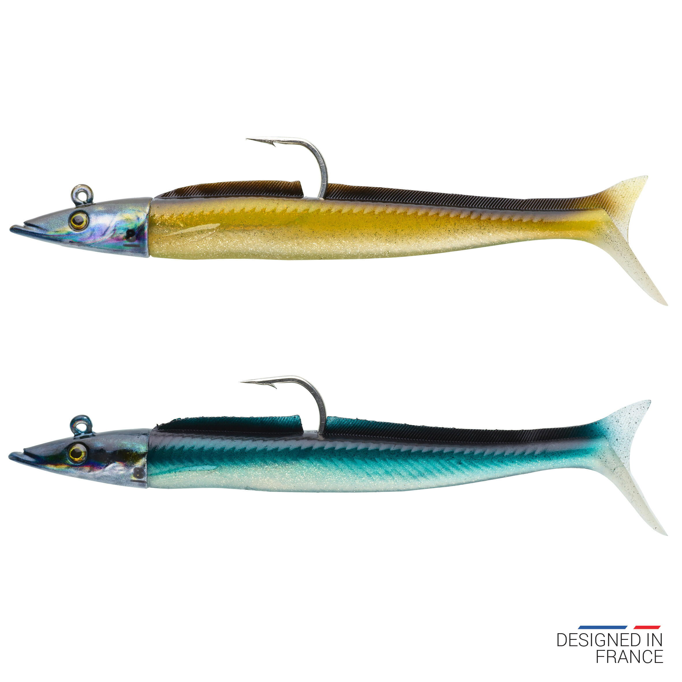 Zestaw przynęt shad Caperlan Eelo 110 8 g ayu/niebieski