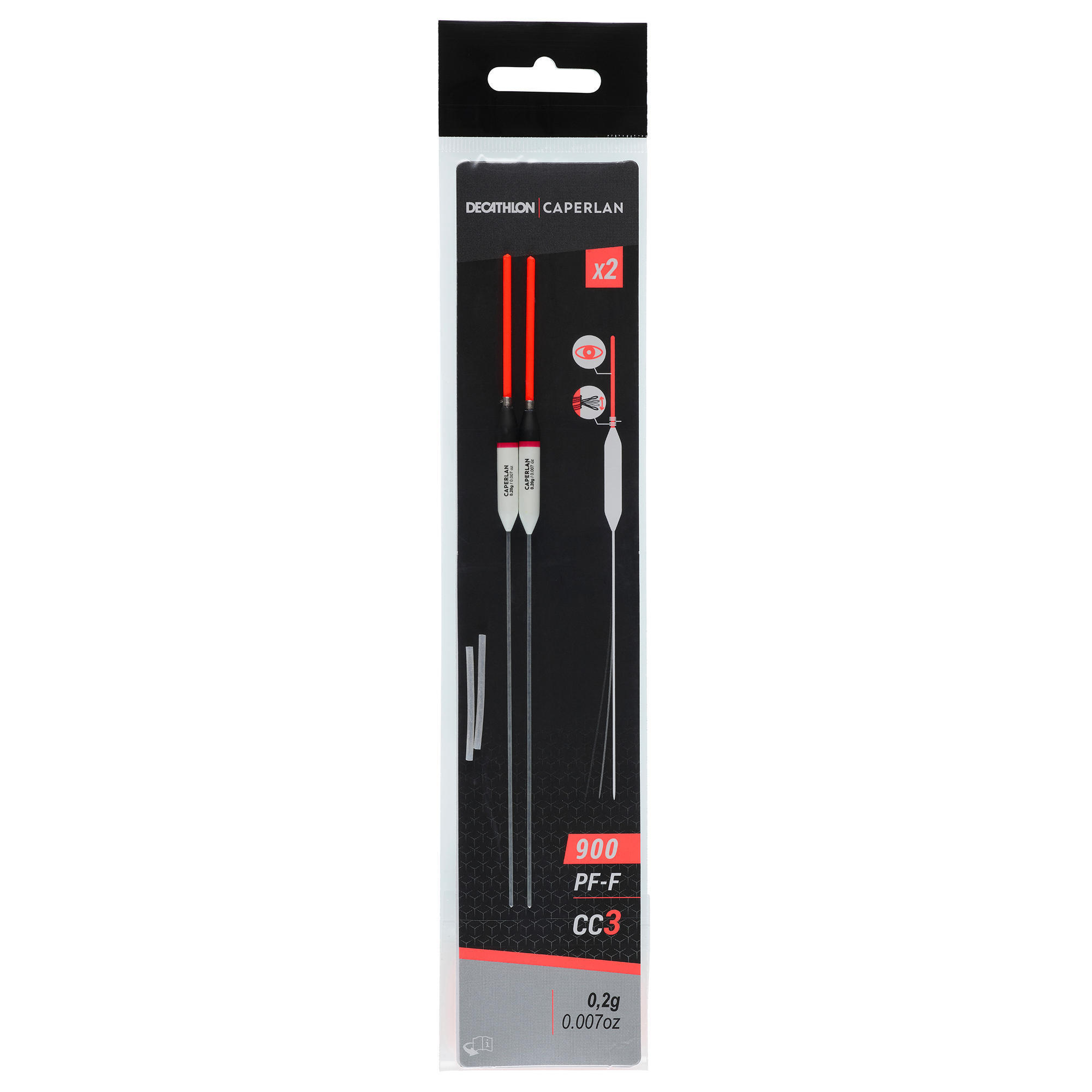 Spławik karpiowy PF-F900 CC3 0,2g x 2