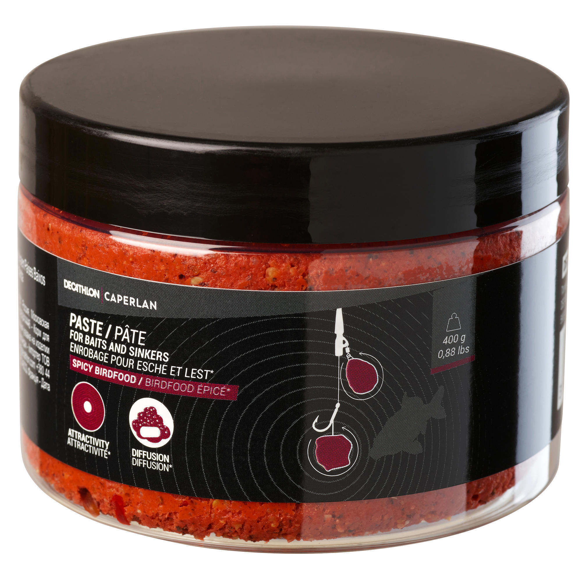 Ciasto do oklejania przynęt i ciężarków Caperlan Spicy Birdfood