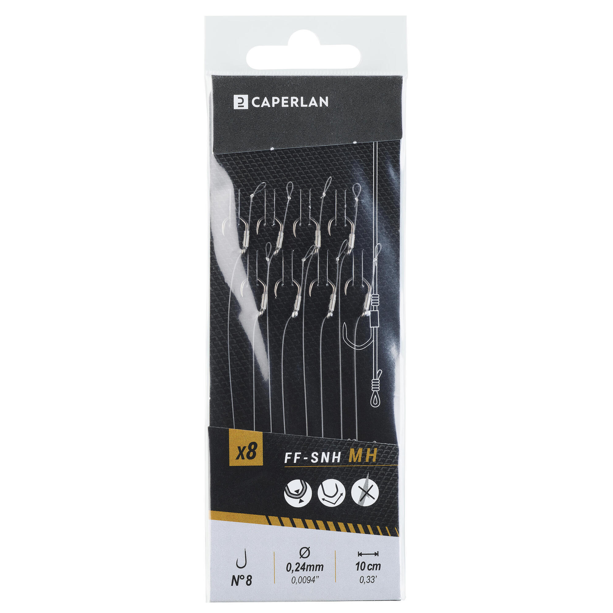 Przypon z włosem CAPERLAN Method Feeder FF - SNH - MH