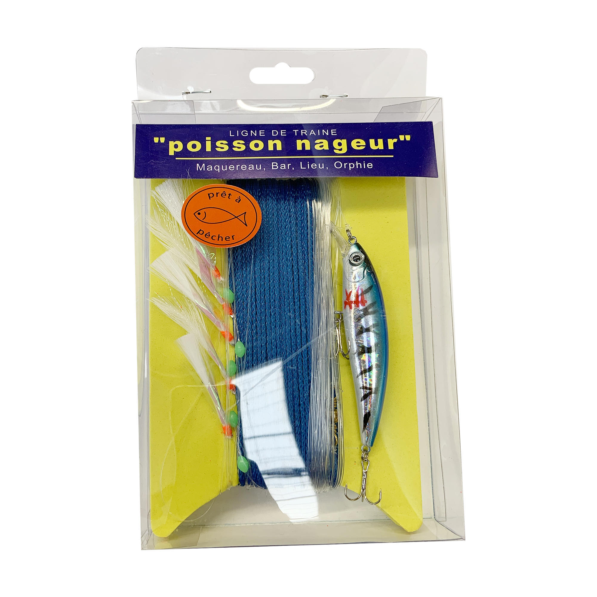 Zestaw trollingowy z woblerem