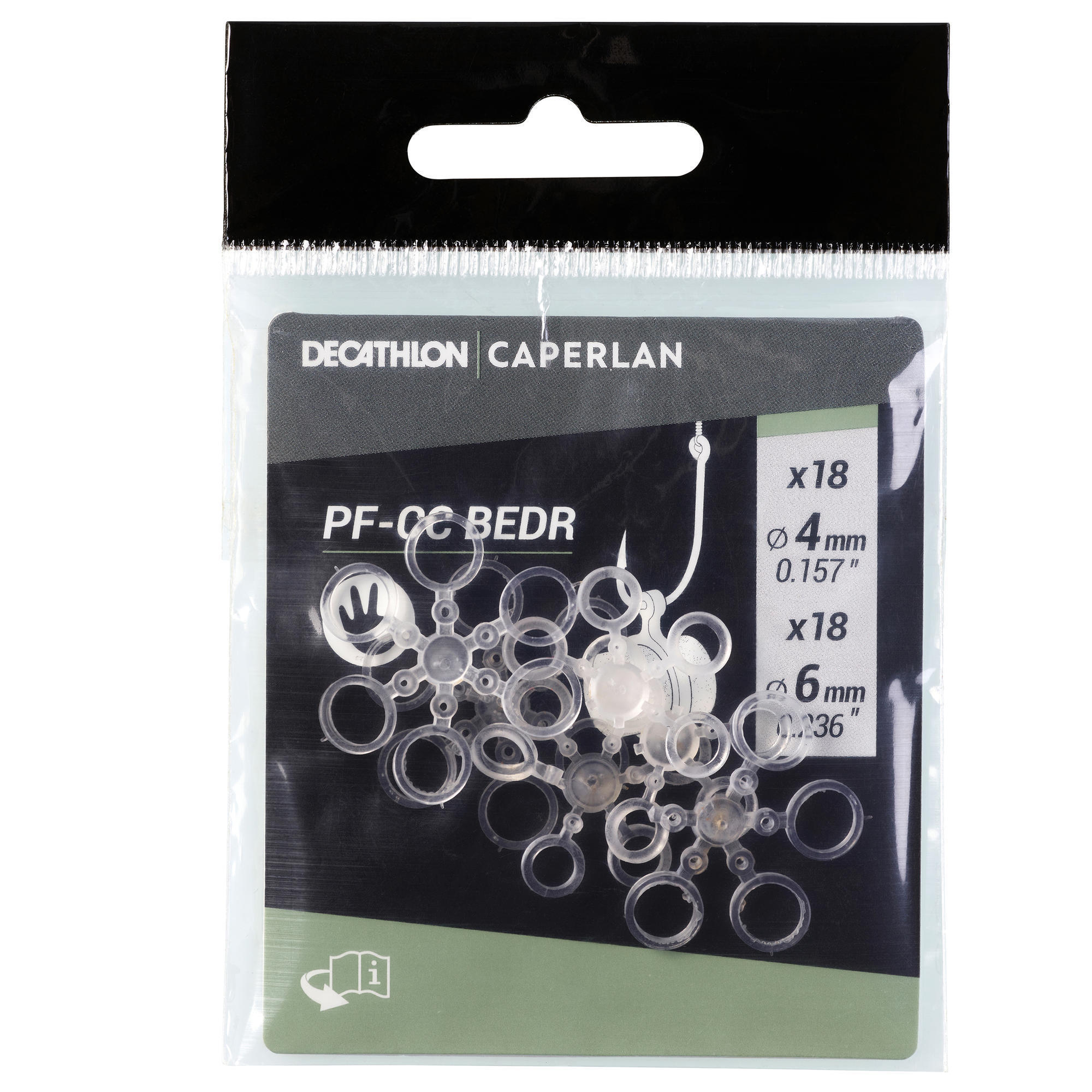 Gumki do przynęt 4/6mm CAPERLAN PF-CC BEDR