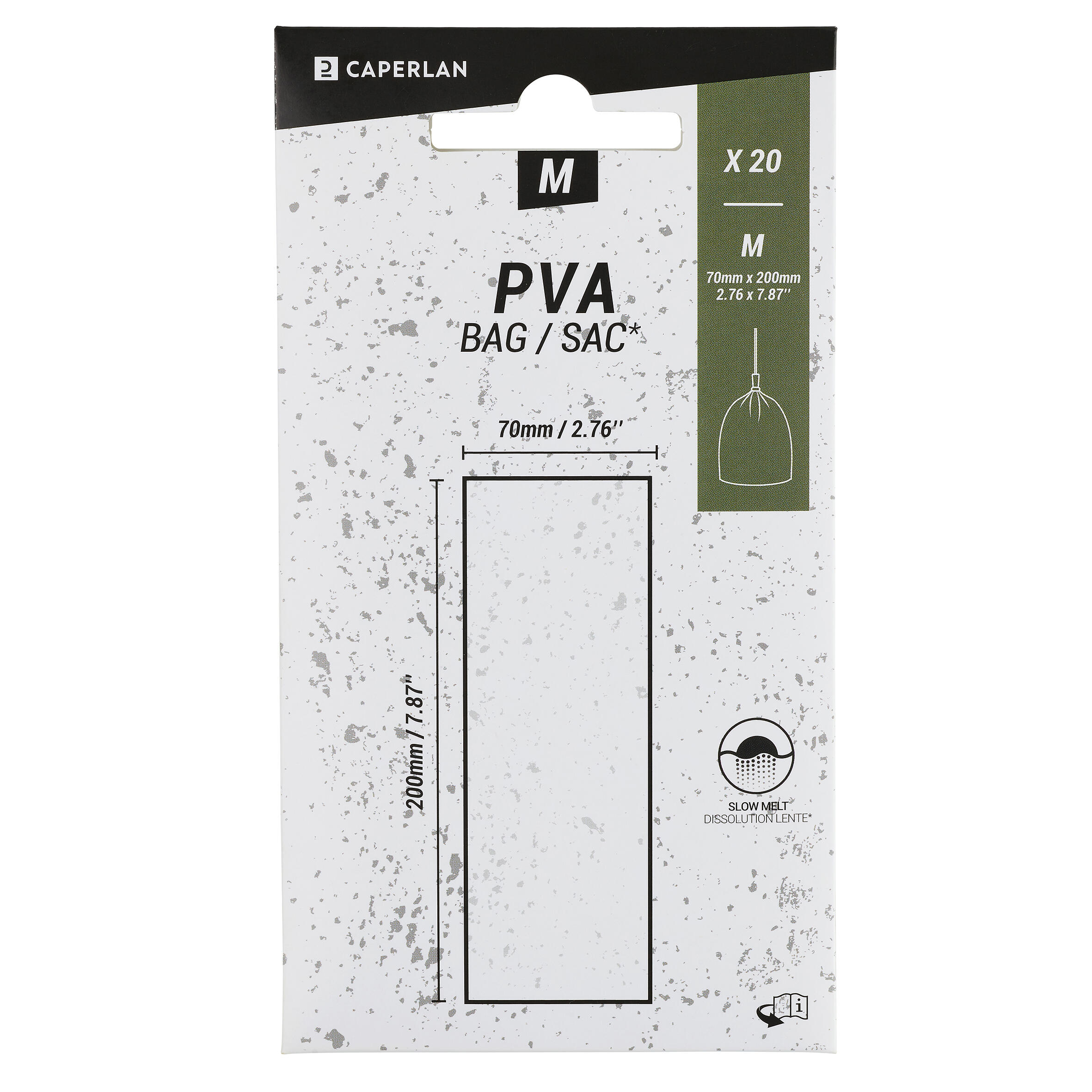Woreczki rozpuszczalne PVA M (70x200 mm) x20