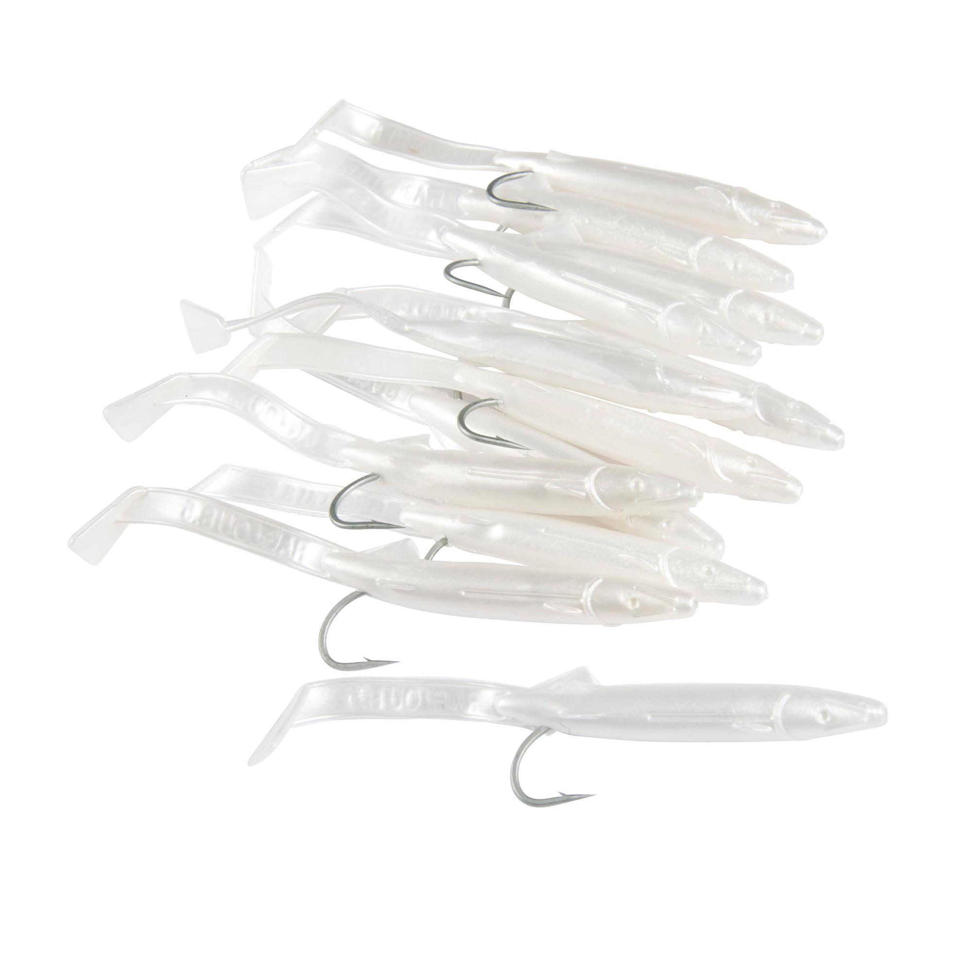 Miękka przynęta Raglou 8,5cm x12 perłowa