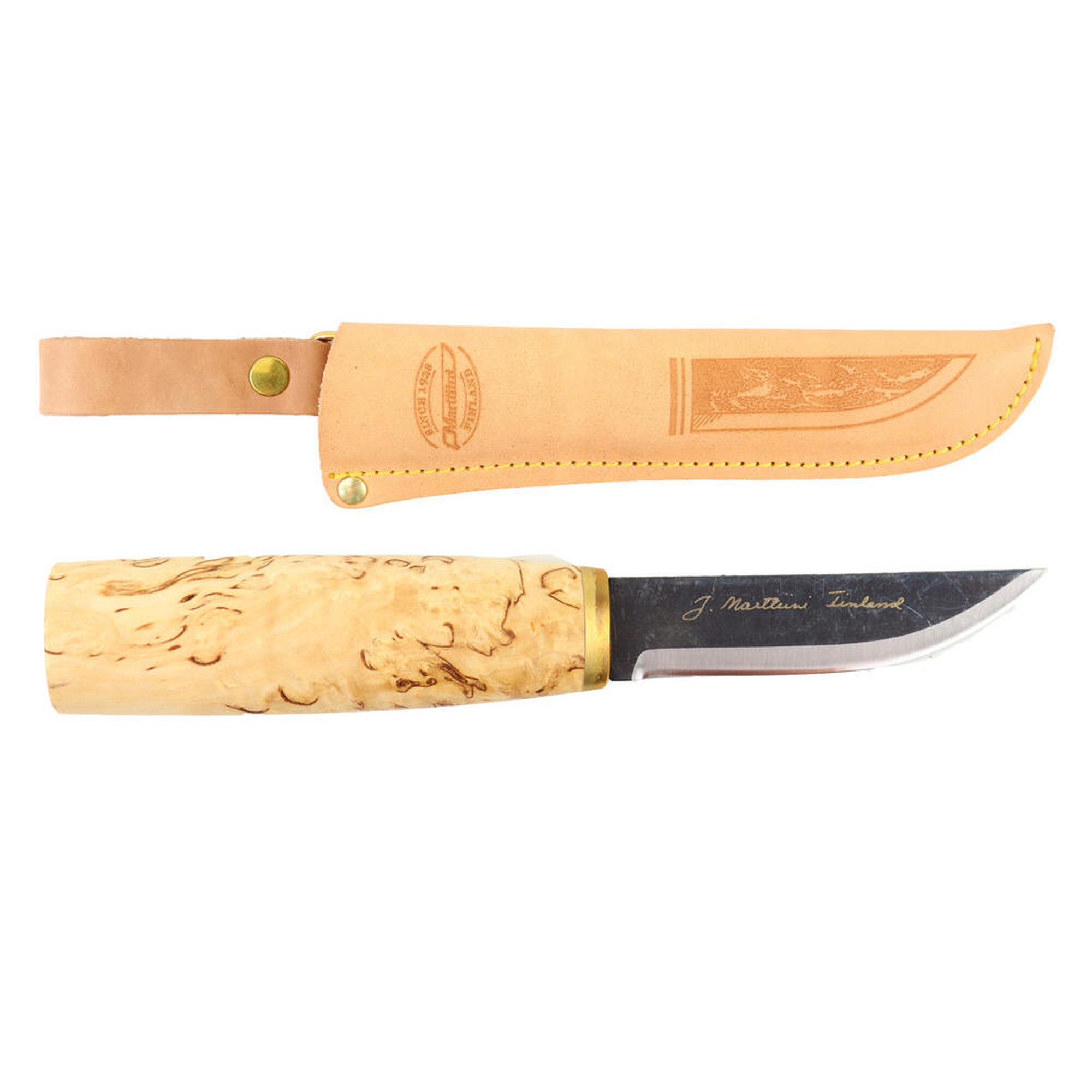 Nóż myśliwski buschcaftowy fiński Carving Artic stal węglowa