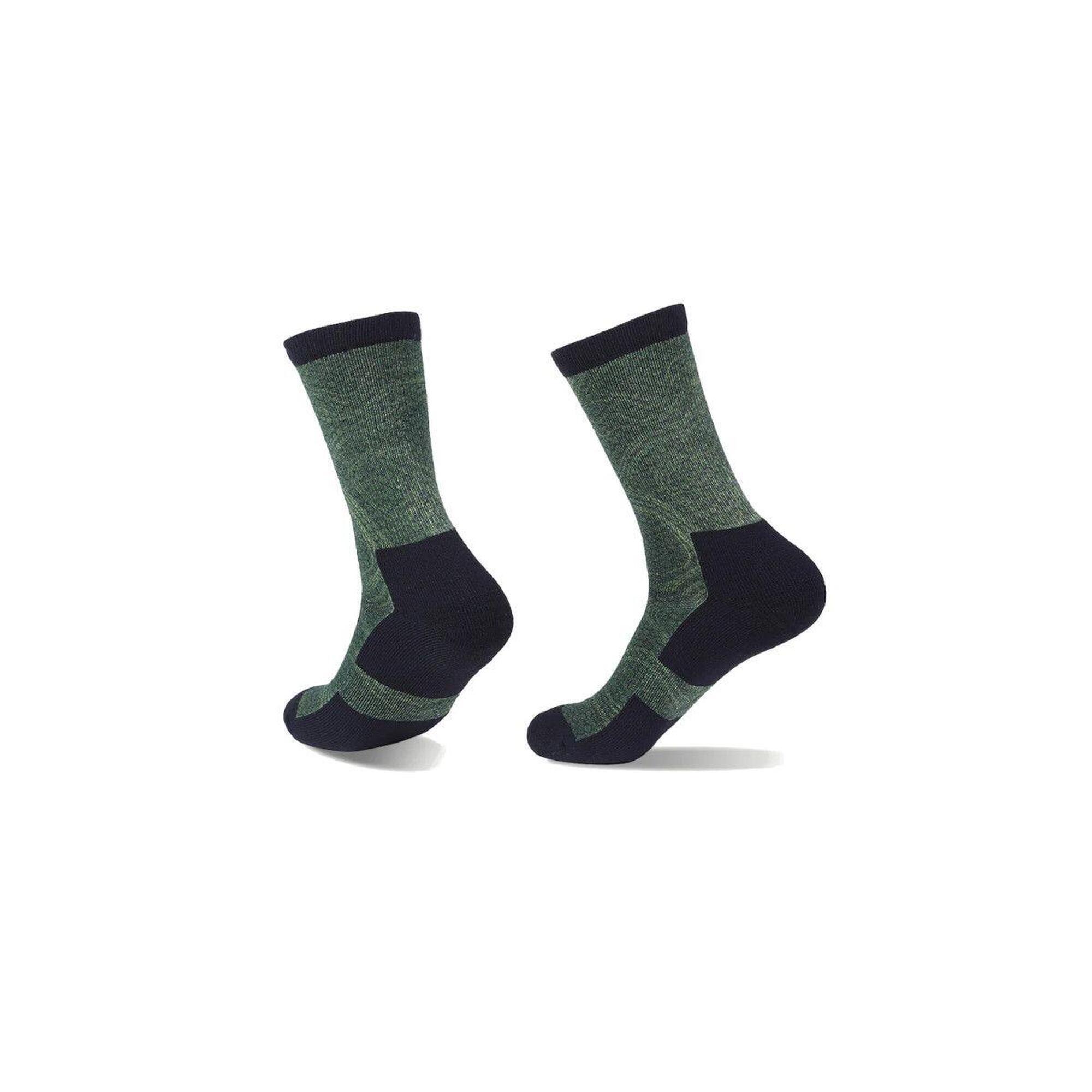 Skarpety Trekkingowe Na Giean Boulder Way Medium Crew Green Maze m_41_43