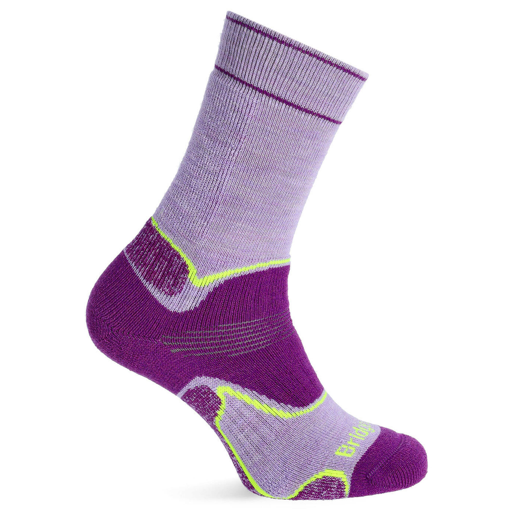 Skarpety trekkingowe damskie Bridgedale Hike Midweight Merino Purple