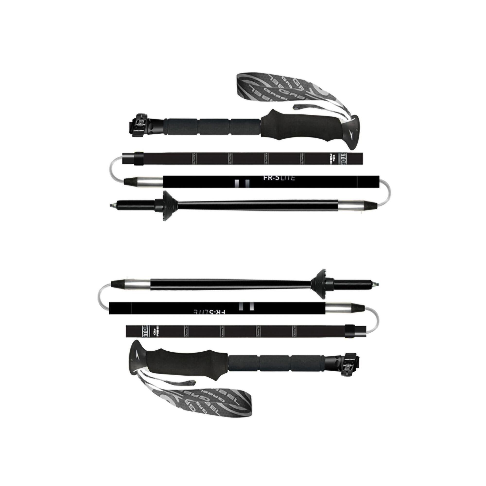 Kije trekkingowe Gabel FR-5 FL Lite XTL - black