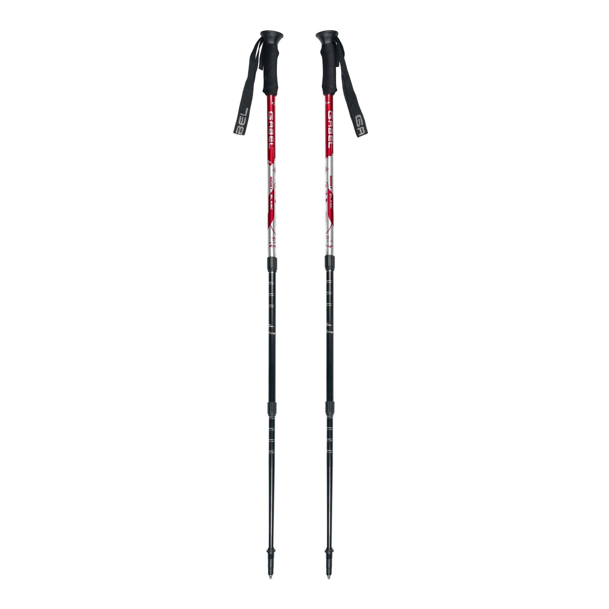 Kije trekkingowe Gabel Mont Blanc Lite - red