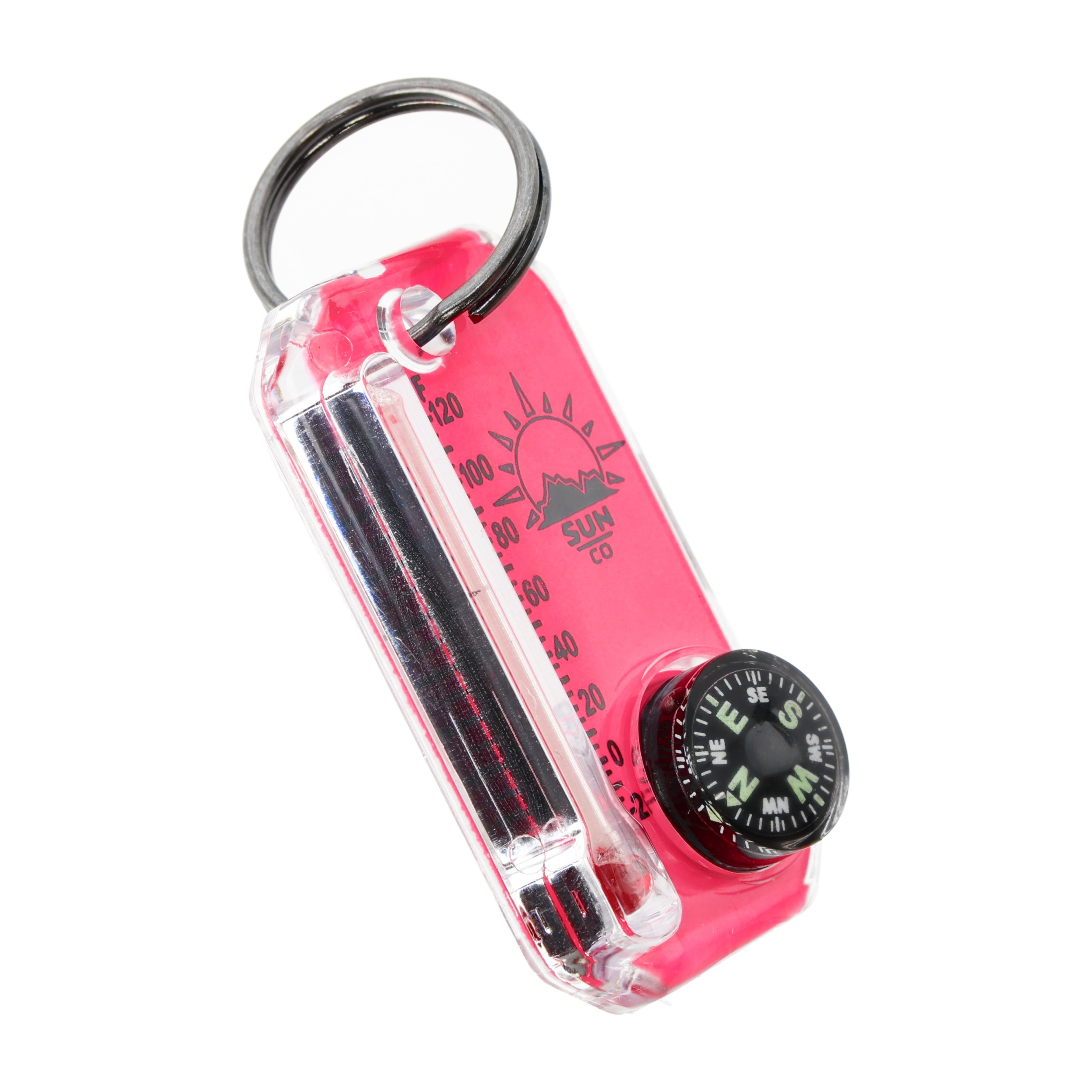Brelok z termometrem i kompasem Sun Co. Therm-O-Compass Neon różówy (802-NEON-CI-HC pink)