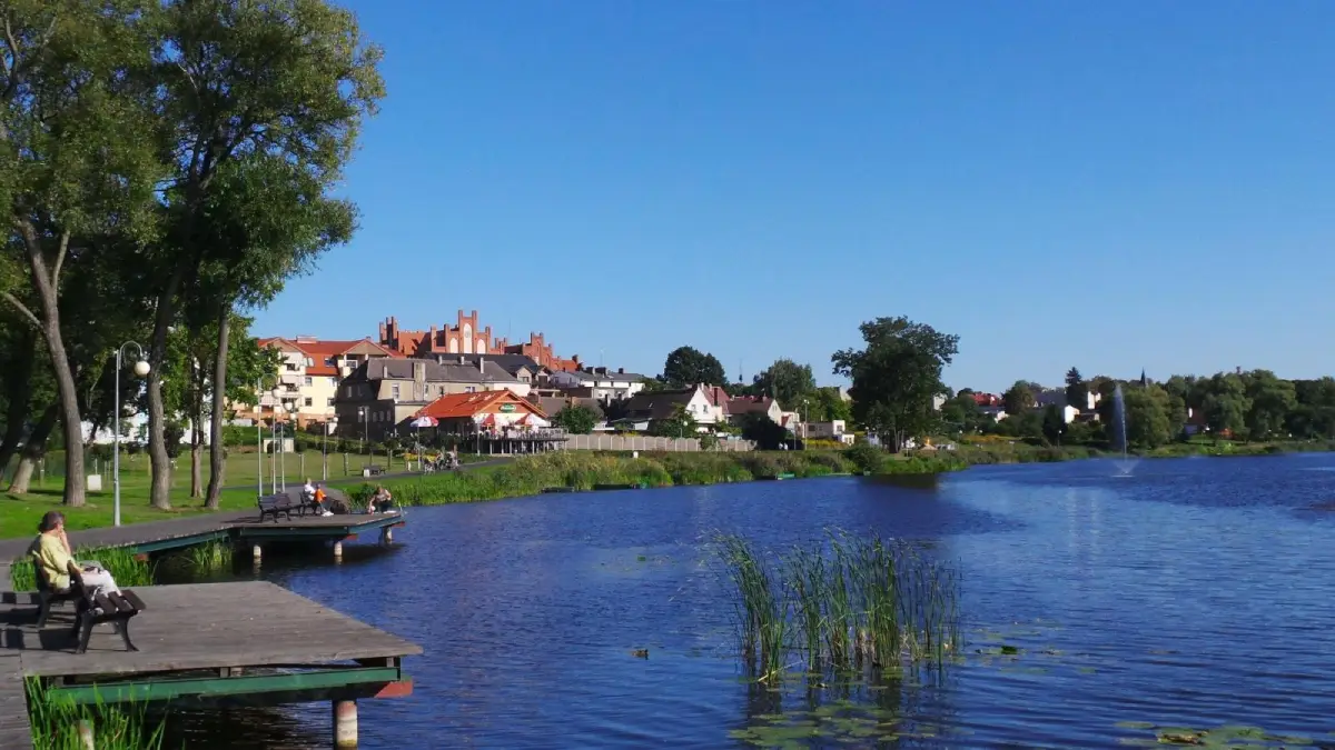 jezioro miejskie Złotów