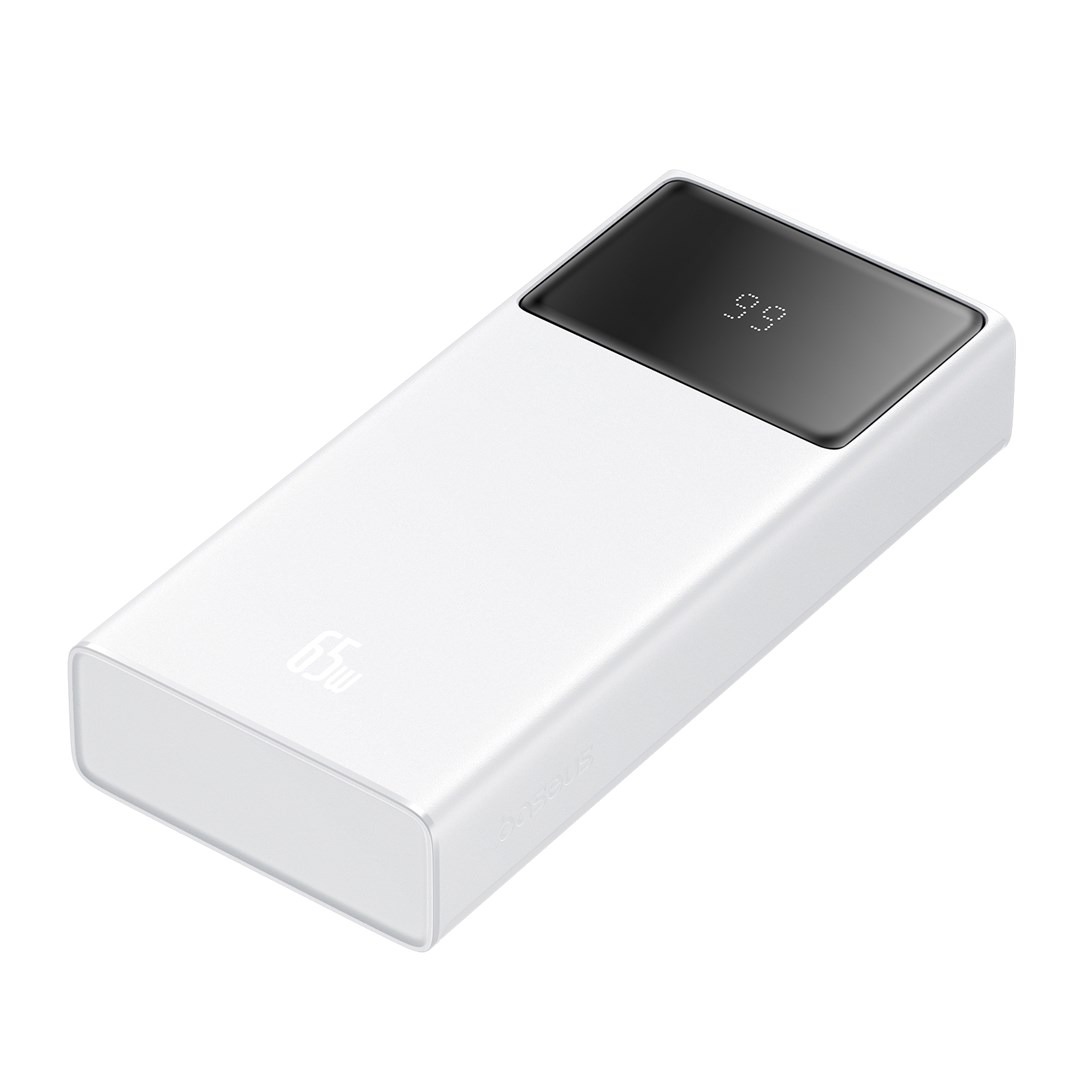 0404202567ef835180d18.jpeg Powerbank Baseus Star-Lord 20000mAh 65W+kabel USB-USB C (biały) - obrazek 1