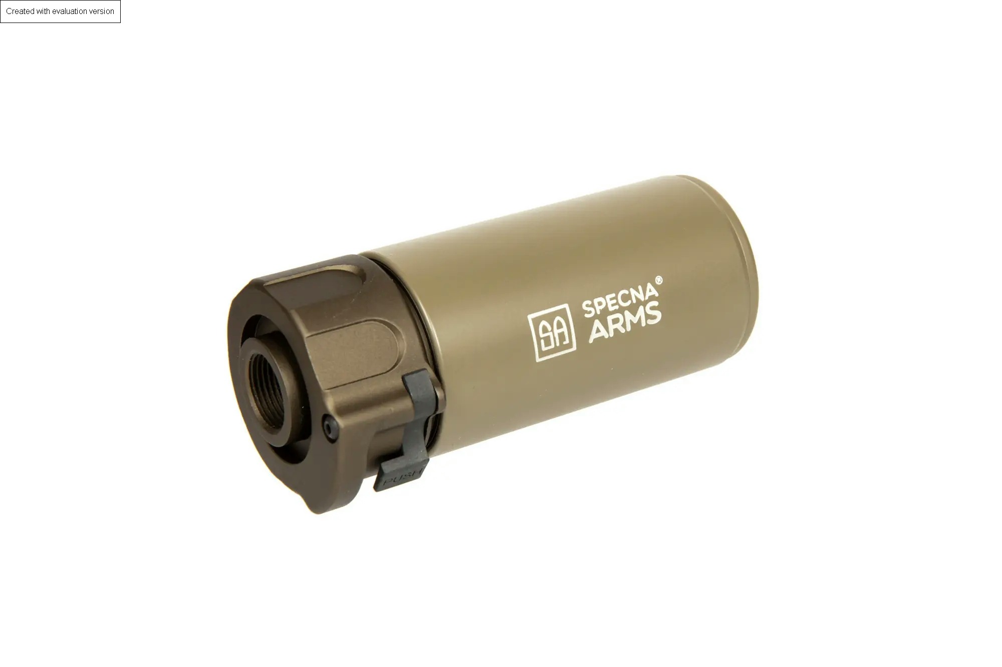Tłumik dźwięku ASG Specna Arms MTU-Fire V2 -Tan (SPE-09-034751)