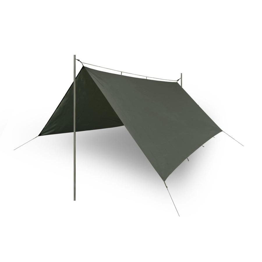 Płachta biwakowa Helikon SUPERTARP - Polyester Ripstop - Olive Green (PO-STP-PO-02)