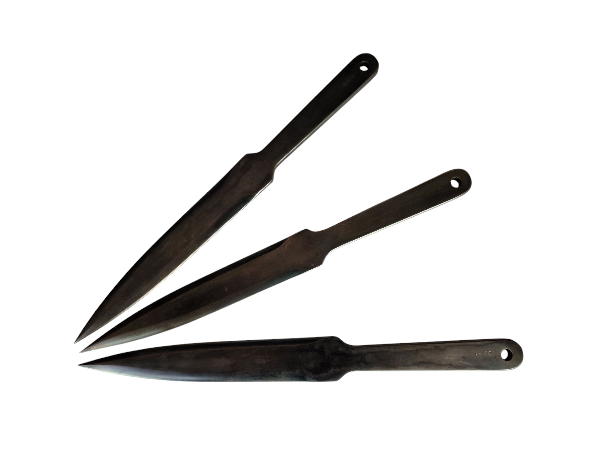 Noże do rzucania sportowego KAL22 LIDER - rzutki -3 szt. czarny nóż