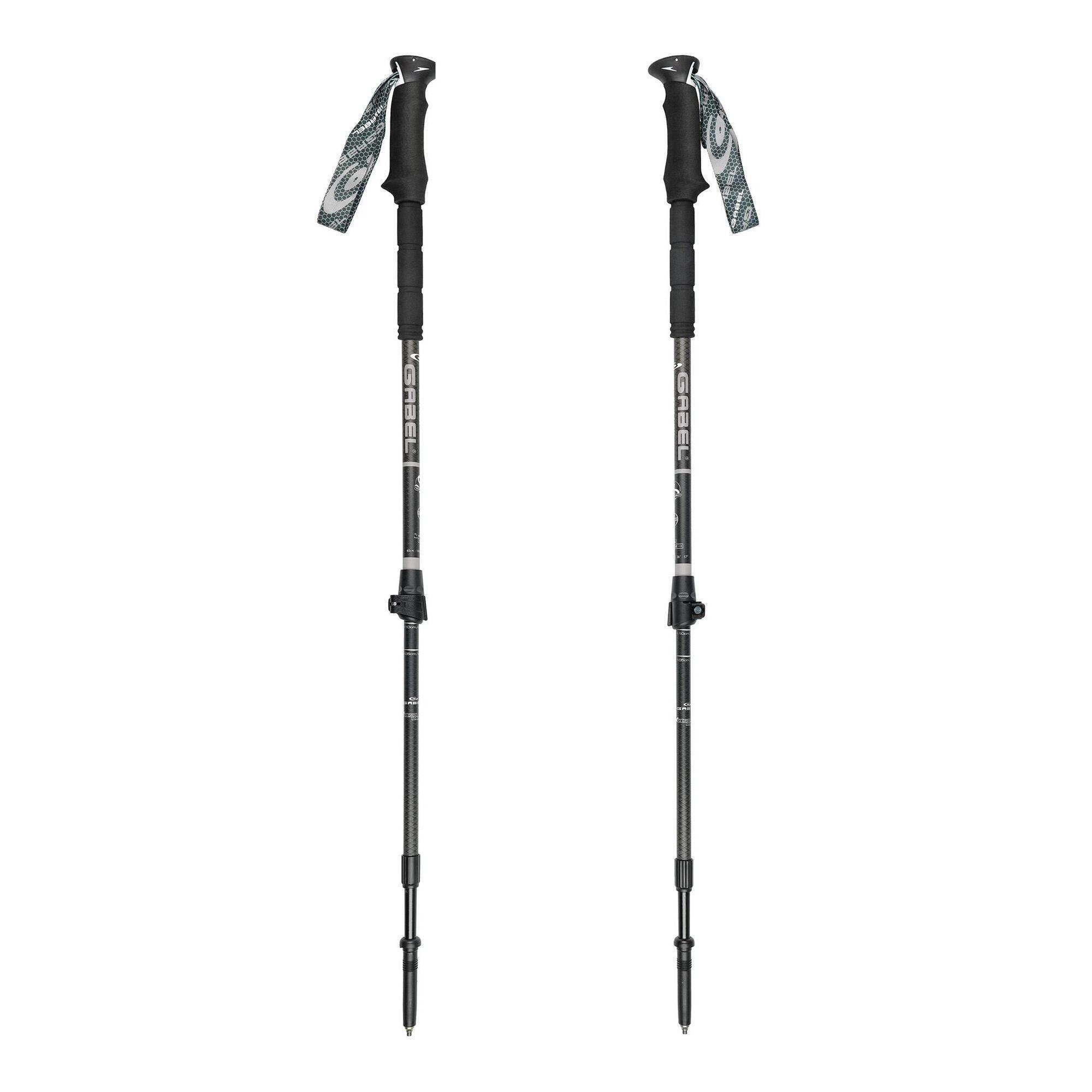 Kije trekkingowe Gabel Escape Carbon XT Tour AI - black