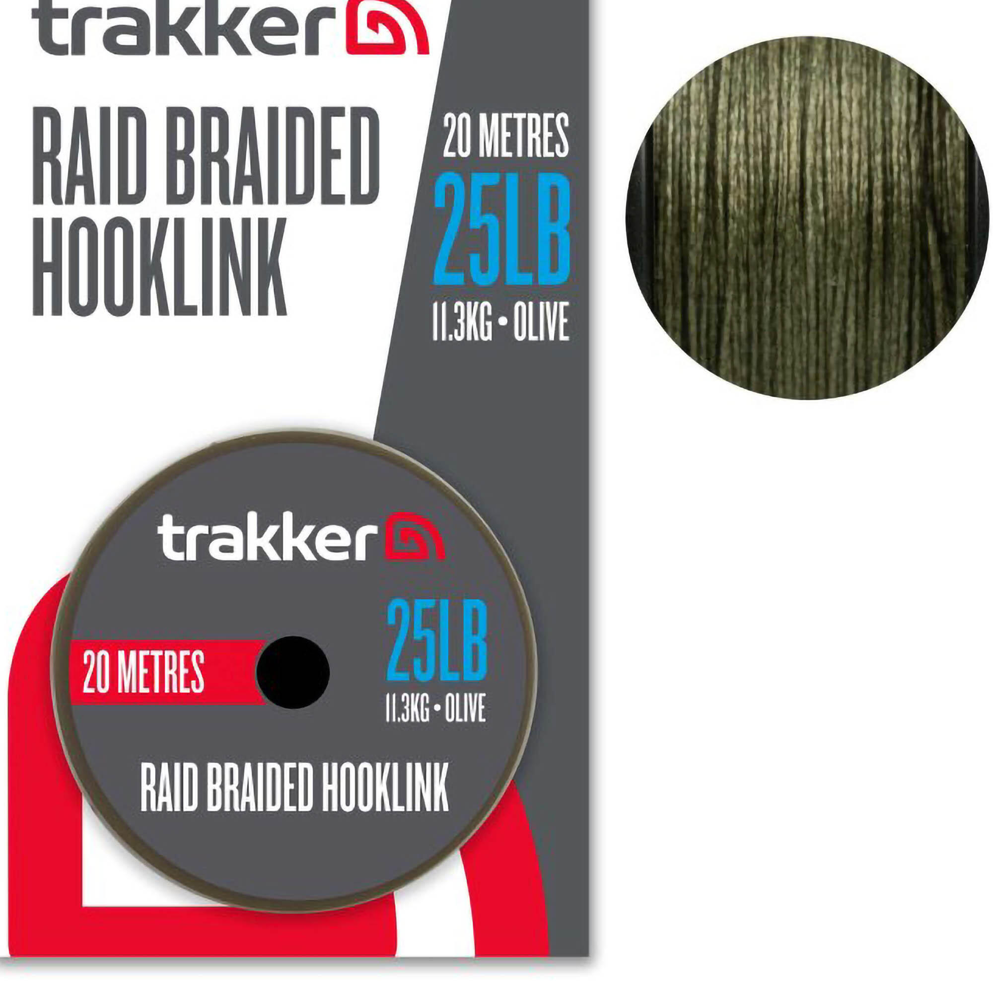 Plecionka Przyponowa Trakker Braided Hooklink 25Lb - 11.3Kg 20M